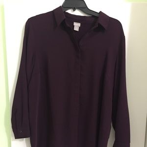 Chico’s duster tunic.